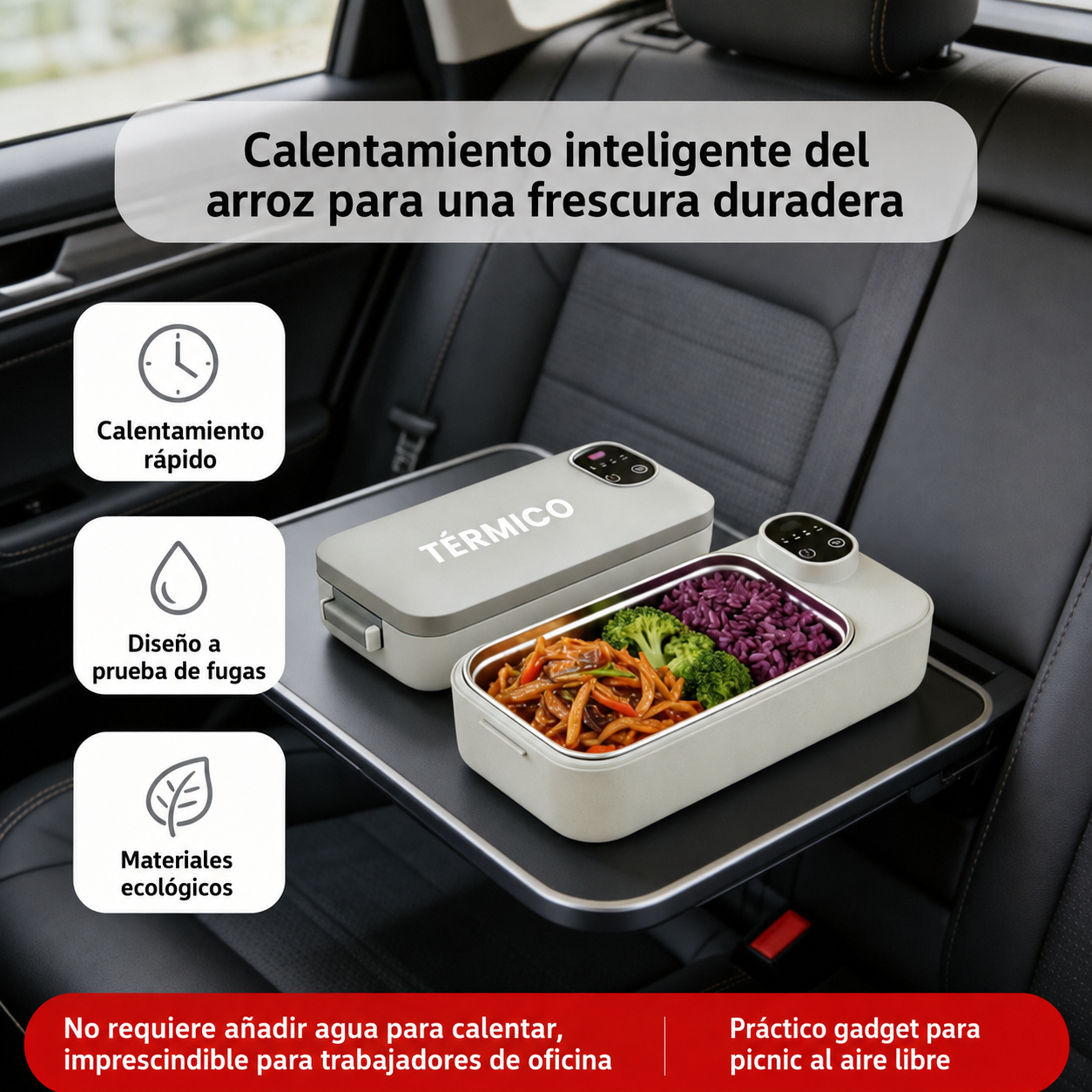 BonDia® Fiambrera Eléctrica USB · Come Caliente Donde Quieras