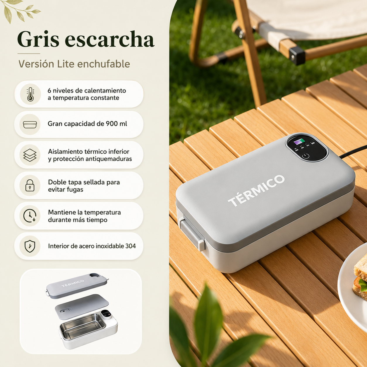 BonDia® Fiambrera Eléctrica USB · Come Caliente Donde Quieras